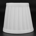 thumbnail image 3 of Soporte de cubierta de cama para mesa de escritorio con pantalla de tela vintage, candelabro blanco, 3 of 5