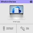 thumbnail image 3 of HP 15.6" FHD Business Laptop, Intel-Core i3-1215U(6 cores), 16GB RAM, 512GB SSD, Windows 11 Home, Multifunctional Brush, 3 of 5