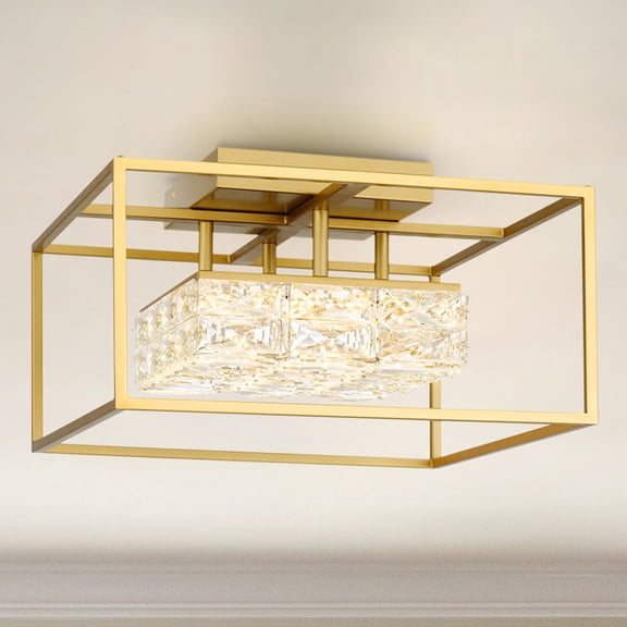 Luxury Cosmopolitan Ceiling Light, Soft Gold, UQL4685