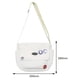 thumbnail image 4 of Bolso De Hombro Bolsas de hombro Mochila escolar de moda casual con insignia para adolescente (blanco), 4 of 8