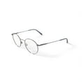 thumbnail image 3 of Walmart Men's MK10410 Round Prescription Eyeglasses with Case, Silver, 3 of 7