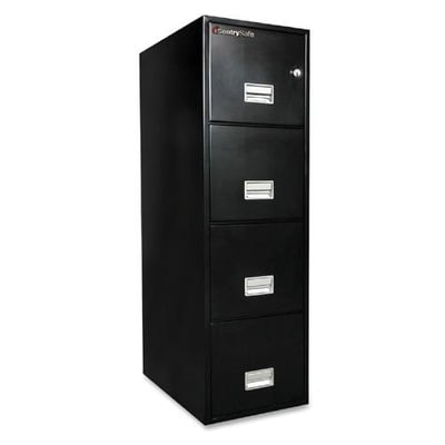 Sentry Safe Vertical File Cabinet Sen4t2531b Walmart Com