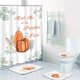 thumbnail image 3 of Juego de baño de calabaza de Halloween con cortina de ducha y accesorios de alfombras, juego de cortina de ducha espeluznante de bosque de mesa aterradora, cortina de ducha de bosque espeluznante, 3 of 7