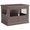 Coffee, variant on PawHut 31" Dog Crate Furniture End Table with Three Doors for Small Dogs