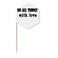 thumbnail image 1 of English Word Design Things With Love Toothpick Flags Cupcake Picks Party Celebration, 1 of 3