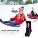 thumbnail image 5 of WEUVEB 1Par Calcetines Largos Negros Para Mujer Aptos Para Running Y Senderismo Con De, 5 of 6