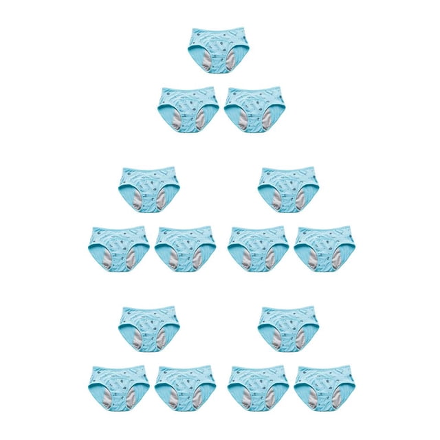 Sonducket Encantadoras bragas con estampado de dibujos animados para niñas, ropa interior menstrual, bragas, lencería a prueba de fugas, luz Type2 NO2