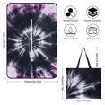 thumbnail image 2 of Colorful Tie Dye Vortex Outdoor Picnic Blanket, Foldable Waterproof Beach Mat, Portable Beach Blanket for Beach Camping, Hiking, Family Concerts, 2 of 8