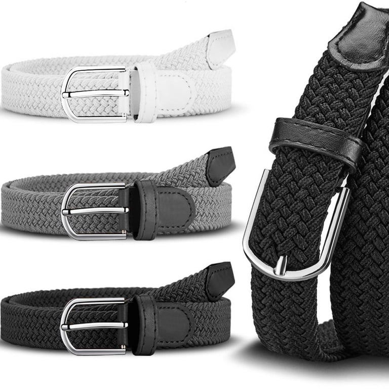 Elastic No-Hole Canvas Belt with Alloy Buckle Adjustable  display picture 2