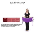 thumbnail image 3 of 12 Color WASIT80CM/WIDTH32CM/LENGTH180CM 3 Layer Tassel Belly Dance Hip Scarf Wast Belt Waist Scarf Skirt,One Size,Rose, 3 of 4
