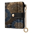 thumbnail image 2 of Small Wallet For Women Bifold Leather Pocket Coin Credit Card Holder With RFID Blocking A Boho-patterned Design, 2 of 6