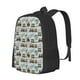 thumbnail image 1 of Balery Transport Train Mochila para hombre y mujer - Tela Oxford 600D resistente - Gran capacidad, resistente al agua, ideal para la escuela, viajes y senderismo, 1 of 6