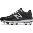 thumbnail image 2 of New Balance Mens 4040v5 Molded Baseball Shoe - Black/White - 9.5, 2 of 4