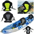 thumbnail image 2 of Siège de Planche à Pagaie Réglable Siège de Kayak Rembourré Dossier de Canot Siège avec Sac de Rangement Amovible pour Kayaks Bateaux à Rames Bateaux de Pêche, 2 of 5