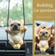 thumbnail image 2 of Lindo colgante de coche colgante decoración de coche espejo retrovisor Bulldog, 2 of 6