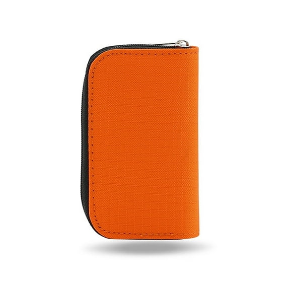 SD SDHC MMC CF Micro SD Étui de Rangement pour Cartes Mémoire Porte-Monnaie-Orange