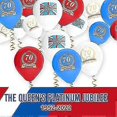 thumbnail image 2 of 20 Pcs Platinum Jubilee Decorations 2022 Queens Platinum Jubilee Balloons With Ribbon, 2 of 5