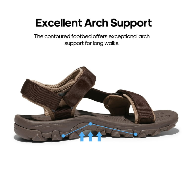 NORTIV Mens Summer Athletic Open Toe Arch Support Sandal Size 11 Amazon.com | NORTIV 8 Men main image 4