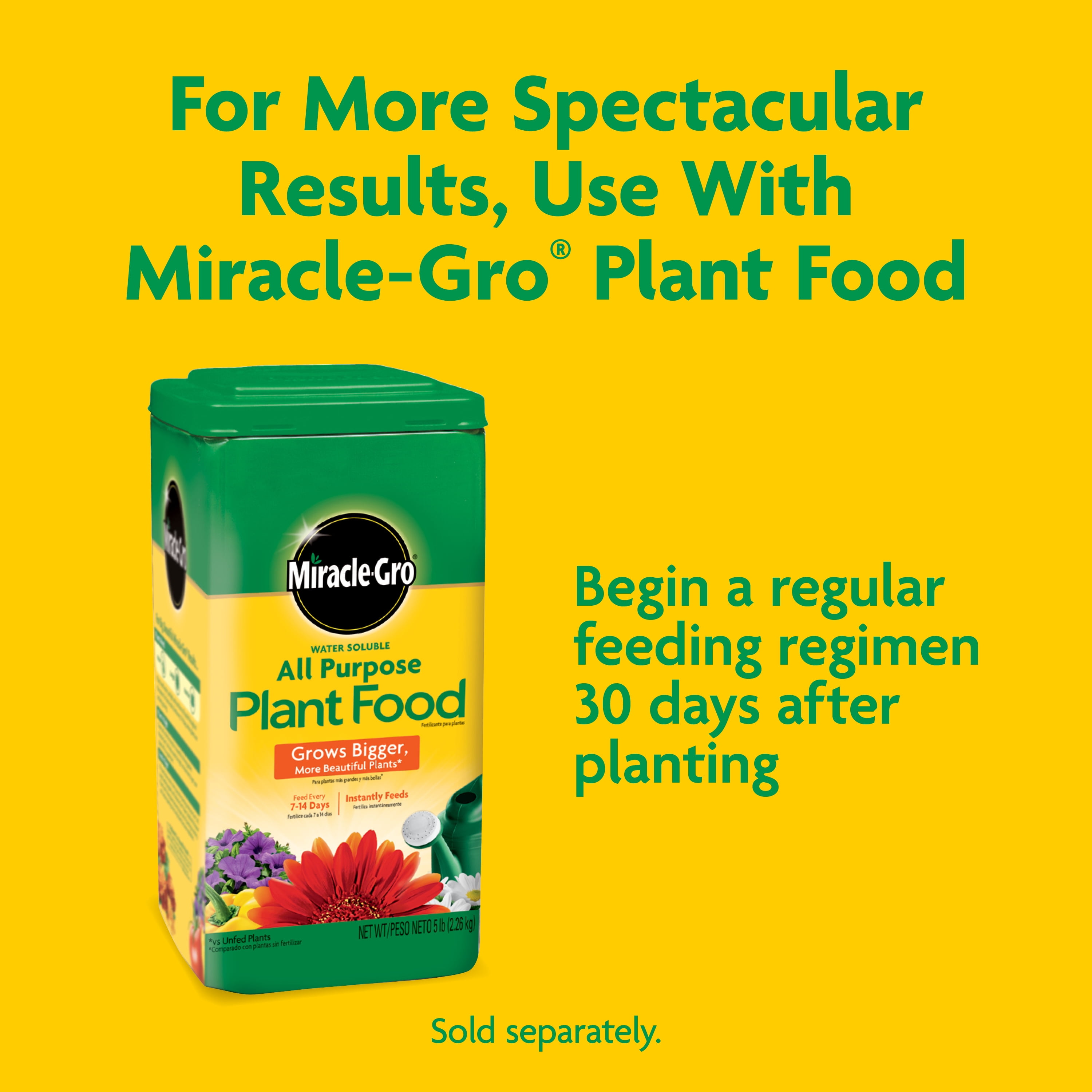 Miracle-Gro Potting Mix, For Indoor or Outdoor Potted Plants, Flowers, Shrubs, 8 qt.