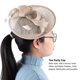 thumbnail image 3 of Gorra De Iglesia Para Mujer De Amplia Aplicación, Sombrero De Novia, Gorra De Fiesta De Té, Gorra De Iglesia, Hilo De Lino Para Fiesta De Disfraces, Fotografía, Adornos De ANGGREK Otros, 3 of 8