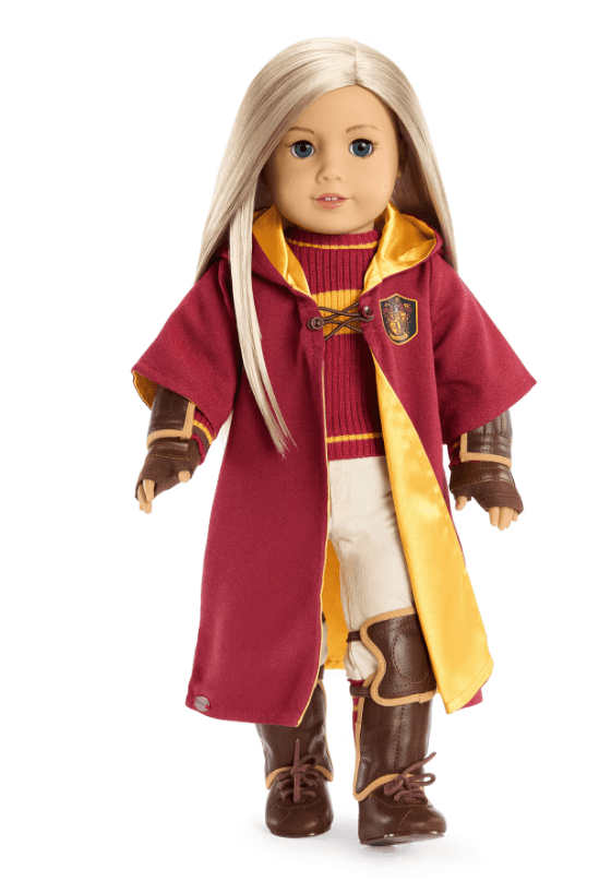 American Girl Harry Potter Gryffindor Quidditch Uniform for 18inch Doll New Box