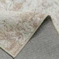 thumbnail image 6 of BERTHMEER 3'x5' Small Area Rugs for Kitchen Entrance Entryway Doorway Office Geometric Washable Laundry Bedroom Non-Slip Distressed Abstract Modern Contemporary Indoor Rugs,Golden and Beige, 6 of 7