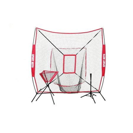 Portable Hitting Net with Travel Tee, Ball Caddy and Strike (Best Value Travel Trailer)