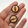 thumbnail image 2 of Yellow and Orange Dragon Glass Eyes, 2 of 7
