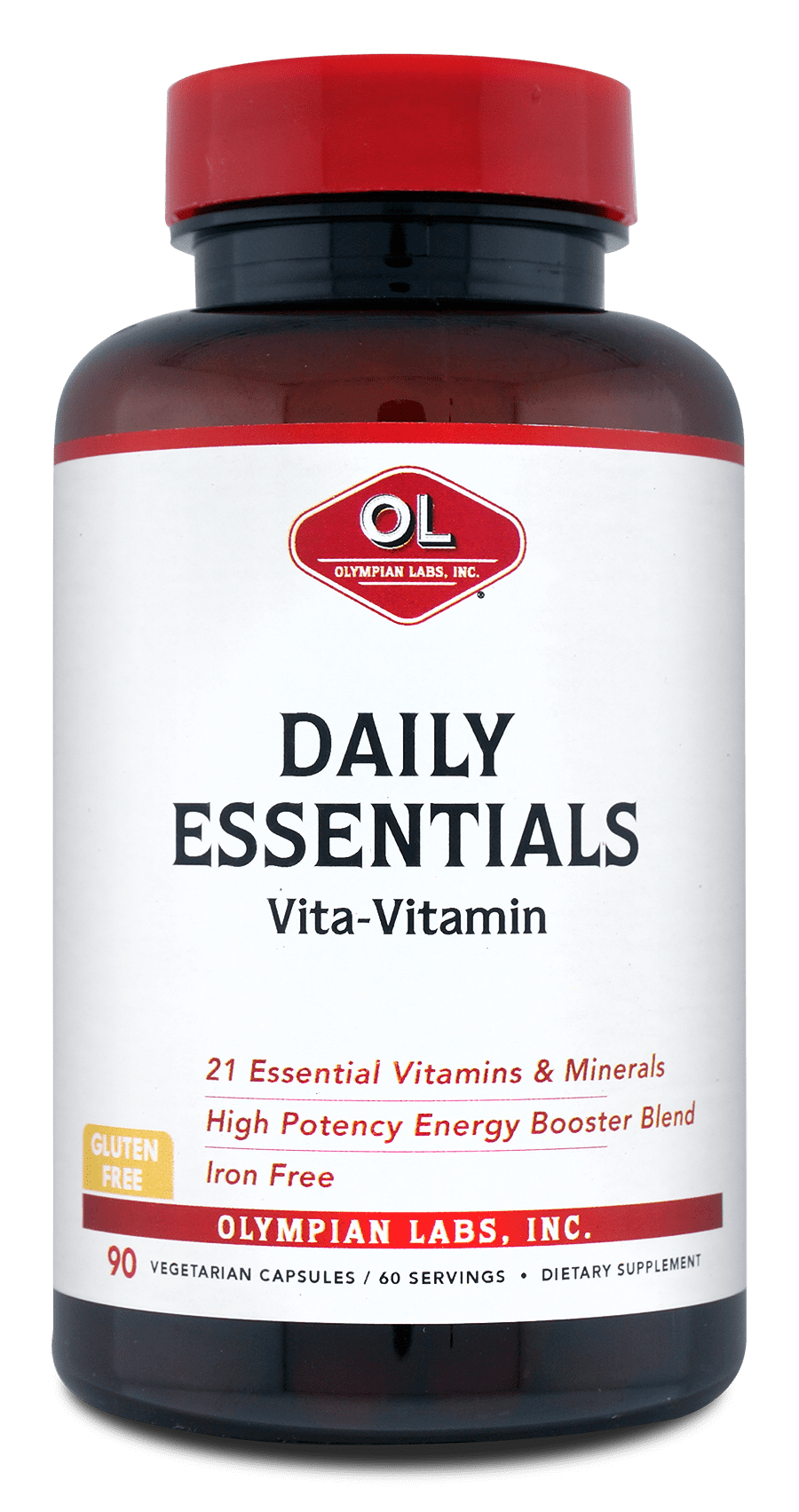 Olympian Labs Daily Essentials VitaVitamin Vegetarian Capsules, 90 count