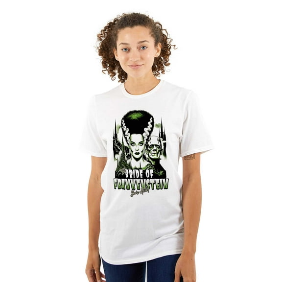 Bride of Frankenstein Movie Poster Women's Graphic T Shirt Tees Brisco Brands S