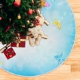 thumbnail image 5 of FMSHPON Beautiful Flowers Butterflies Xmas Christmas Tree Skirt Stand Mat for Holiday Party Decoration Indoor Outdoor 48 inches, 5 of 6