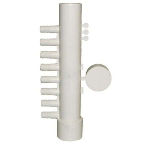 Hot Tub Compatible With Jacuzzi Spas Manifold Air 8 Port 3/8 Inch Barb X 1 Inch Slip 6540-780 / 8PSM1XSP
