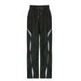 thumbnail image 5 of Coduop Women Casual Drawstring Pants Elastic Waist Loose Trousers Bottoms Joggers Cargo Pants, 5 of 9