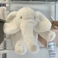 thumbnail image 3 of Super Soft Grey Elephant Plush Toys Cute Stuffed Flappy Ears Long Plush Elephant Animals Plushy Hugging Pillow Kids Xmas Gift, 3 of 5