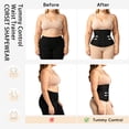 thumbnail image 2 of Vaslanda 2PCS Waist Trainer for Women Corset Shapewear Tummy Control Slimming Body Shaper, 2 of 6