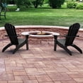 thumbnail image 5 of PolyTEAK King Size Adirondack Chair w/ Durable & Waterproof Material, Black, 5 of 5
