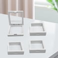 thumbnail image 3 of 4x 3D marco flotante estuche de exposición moneda estuche de exhibición película delgada 3D marco de joyería flotante caja de almacenamiento de joyerí, 3 of 6