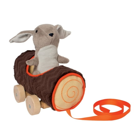 Donkey Pull Toy - Manhattan Toy Camp Acorn Bunny Pull Toy