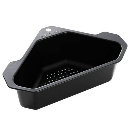 

Skys Drain Basket with Hook No Drilling Triangular Food Grade Easy Hanging Rinsing Stainless Steel Fruit Vegetable Washing Strainer Kitchen Gadget