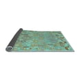 thumbnail image 2 of Ahgly Company Indoor Rectangle Abstract Light Blue Contemporary Area Rugs, 3' x 5', 2 of 4