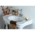 thumbnail image 2 of Kingston Brass VPB5321 Imperial 32" Ceramic Console Sink with Ceramic Legs (1-Hole), White, 2 of 8