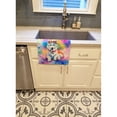 thumbnail image 2 of Carolines Treasures DAC2551KTWL 25 x 15 in. Samoyed Hippie Dawg 100 Percent Cotton Kitchen Towel, 2 of 5