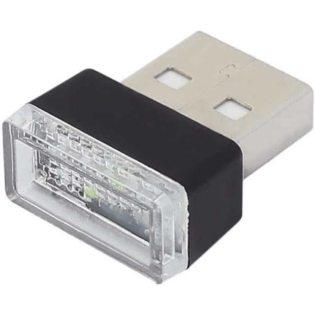 IROINID Automobile USB Atmosphere Lamp, LED Decoration Lamp, Interior Sole Lamp 1PC