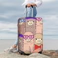 thumbnail image 6 of Picia Cute Lamas Luggage Protector Cover Thicken Suitcase Protector Cover Fit 18-32 Inch Luggage-, 6 of 9