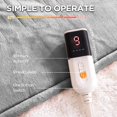 thumbnail image 2 of Heated Blanket Electric Throw 50” x 60” -Heated Throw Blanket with 5 Heating Levels & 3 Hours Auto Off Machine Washable Over-Heat Protect（Racoon）, 2 of 7