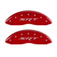 thumbnail image 1 of MGP Caliper Covers 12162SRTRRD Vintage Style & RT Red Caliper Covers - Engraved Front & Rear, Set of 4, 1 of 4