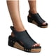 thumbnail image 4 of Fiudx Sandalias de Verano, Cómodas Sandalias de Playa Sin Cordones, Elegantes Cuñas Bohemias, Diseño Ligero y Antideslizante, para Uso En Fiestas y Tiempo Libre, Calzado de Moda para Mujer, Varias Ta, 4 of 6