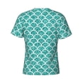 thumbnail image 6 of Vsdgher Aquamarine Glitter1 Print Men's Dry Fit Mesh Athletic Shirts Moisture Wicking Tennis T-Shirt Tops, 6 of 9