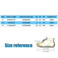 thumbnail image 4 of Zanarzt Girls Tennis Shoes First Walker Baby Shoes Toddler Shoes for Boys Girls Lightweight Breathable Cotton Baby Walking Shoes Non Slip Walking Shoes for Babies Beige,US 3.5, 4 of 6