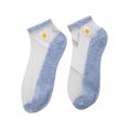 thumbnail image 2 of Lolmot Socks for Women Fashion Women Mesh Light Thin Exquisite Socks Daisy Embroidery Breathable Patchwork Comfty Female Stockings, 2 of 2
